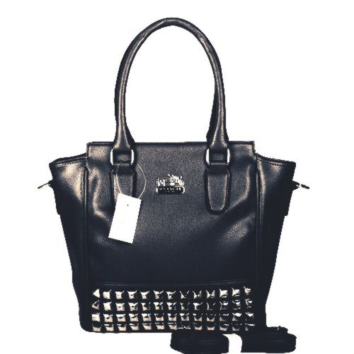 Coach Legacy Tanner In Studded Small Black Crossbody Bags BNM - Click Image to Close